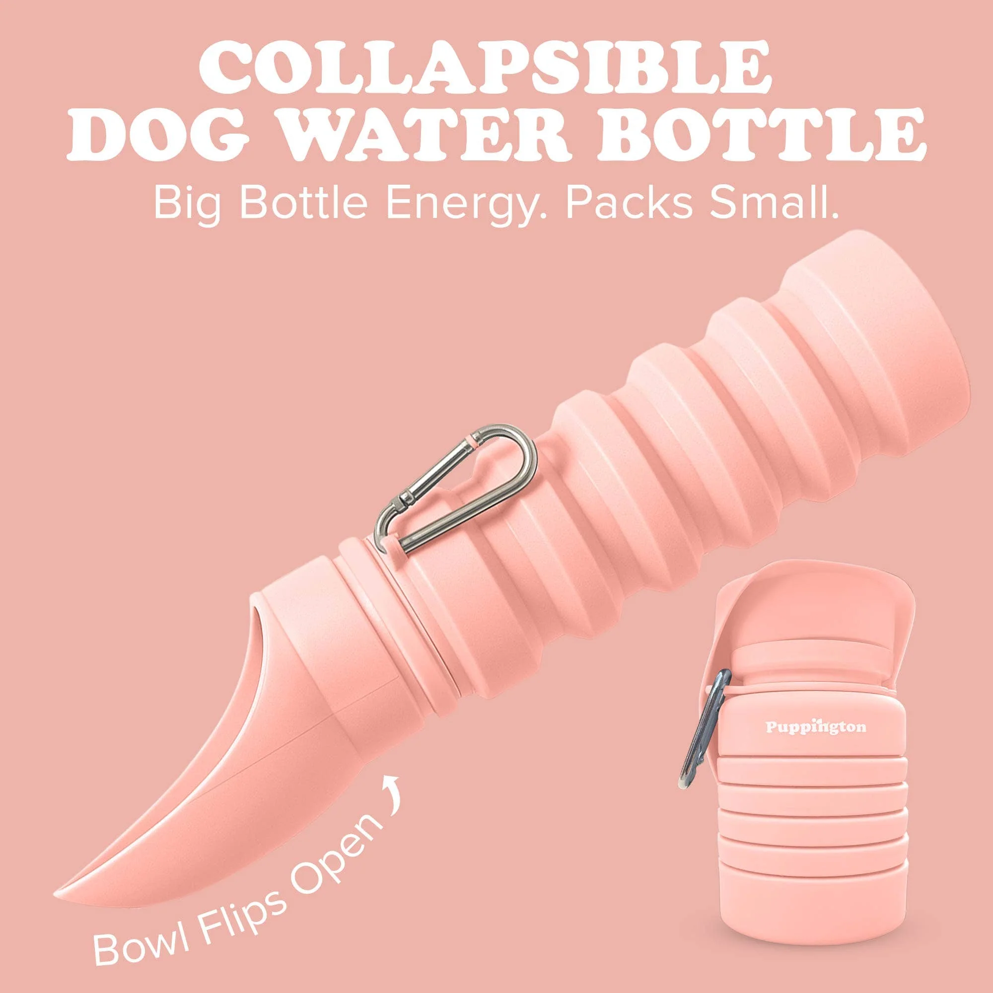 Puppington Collapsible Water Bottles for Dogs - Leakproof, Compact, BPA free - Image 16