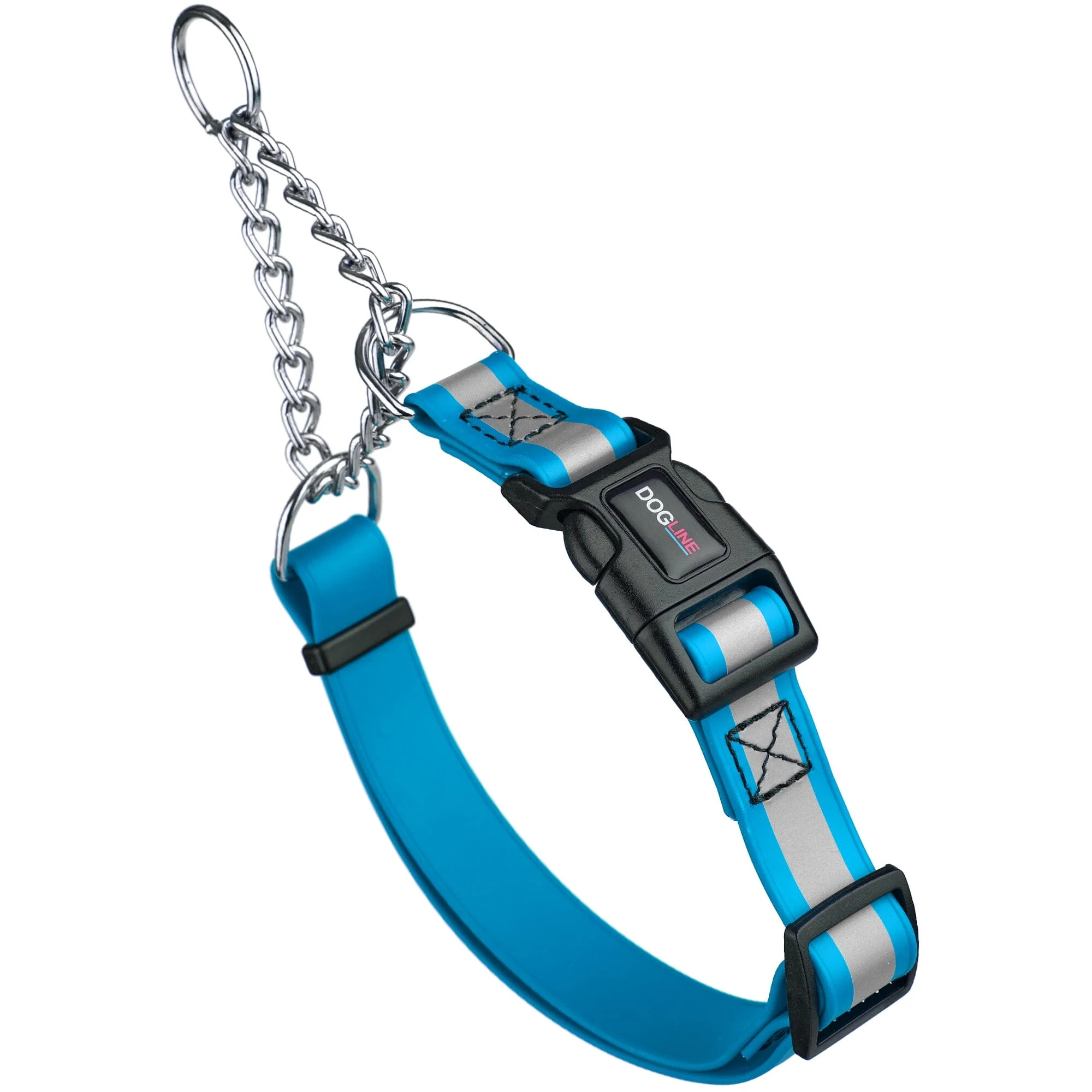 Reflective Biothane Martingale Collar with Quick Release Buckle - Image 11