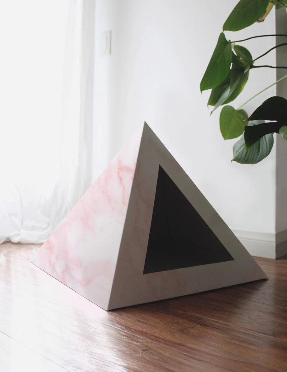 Kitty Kardboard 'Rose Quartz' Cat Pyramid - Image 6