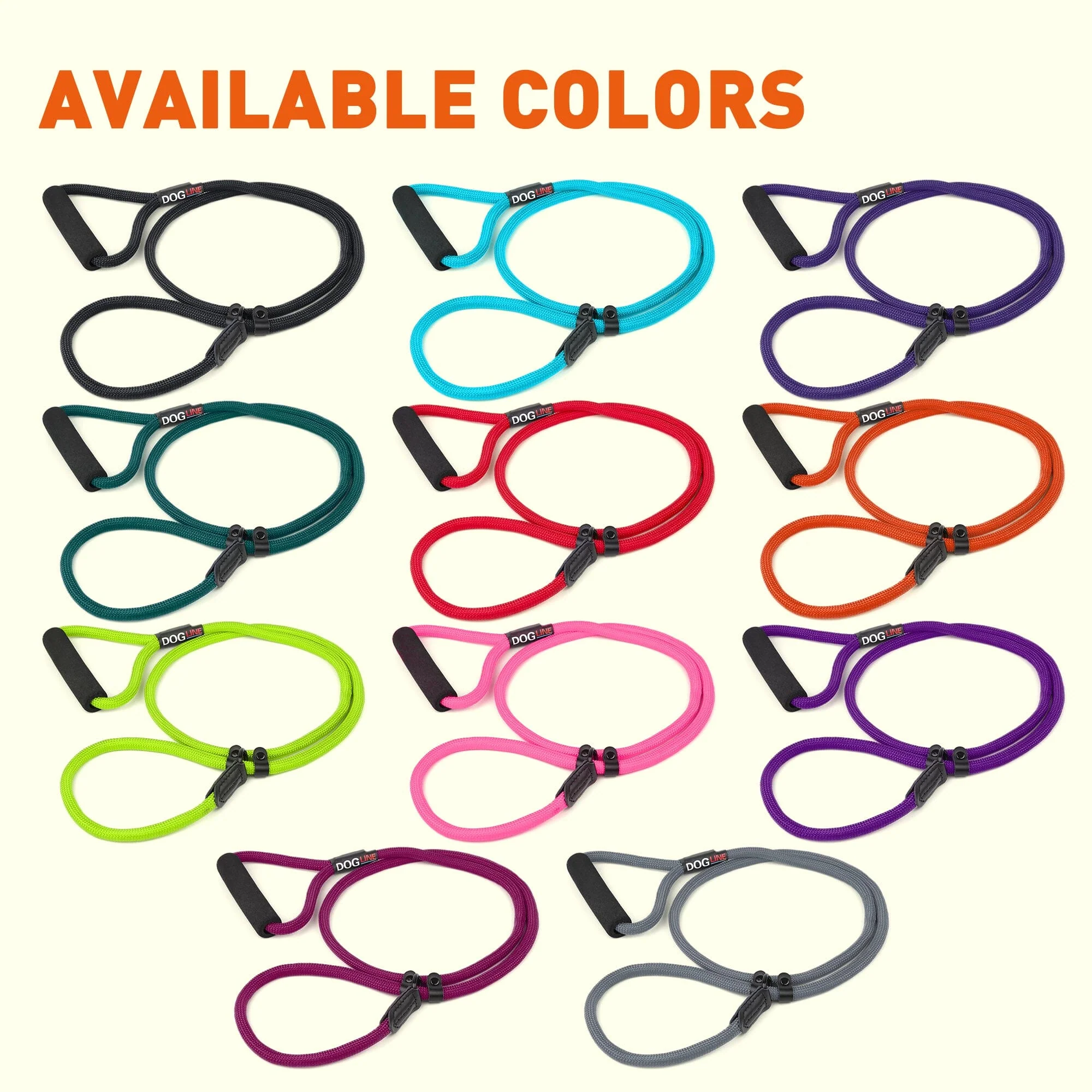 Round Nylon Slip Lead - Image 8