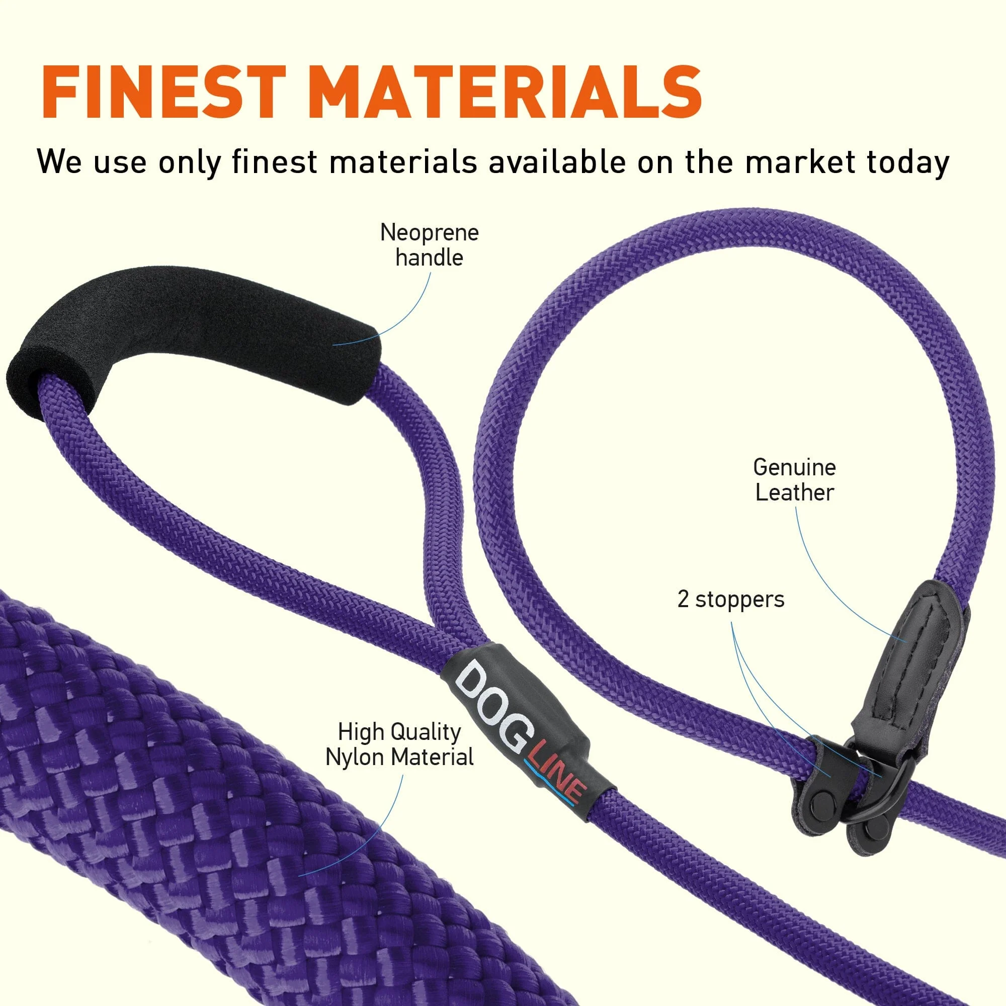 Round Nylon Slip Lead - Image 9