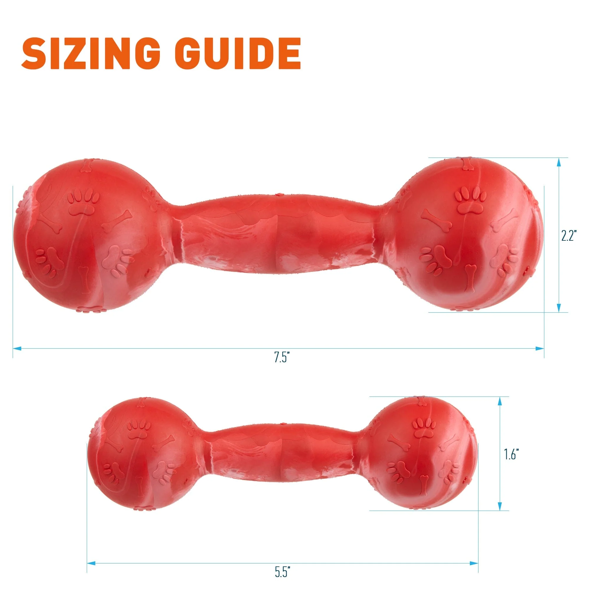 Rubber Dumbbell Toy - Image 7