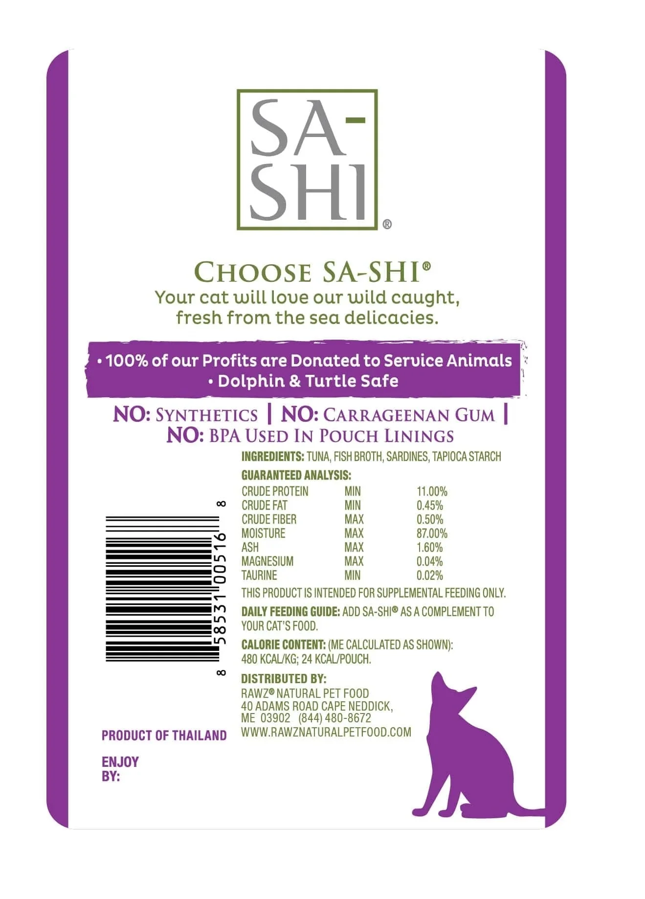 Sa-Shi Tuna & Sardines Recipe (1.76oz) - Image 2
