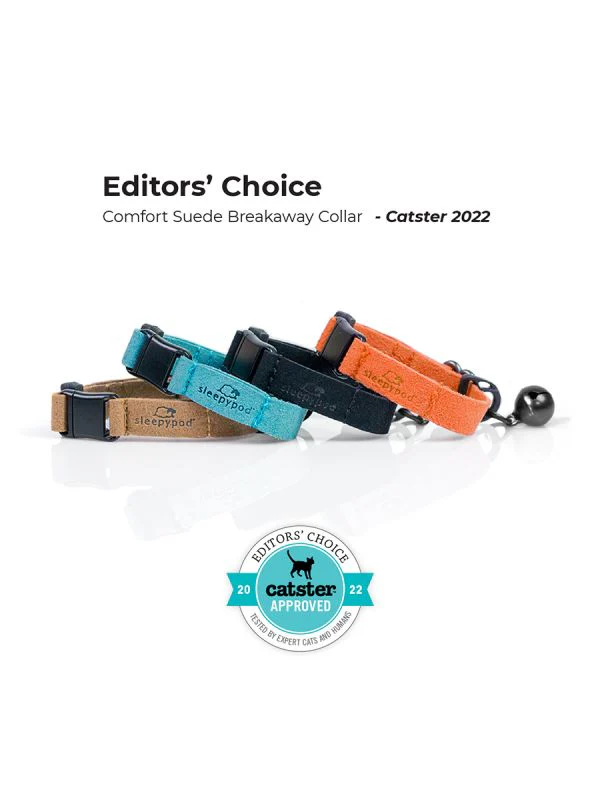 Sleepypod Comfort Suede Breakaway Collar for Cats - Image 3