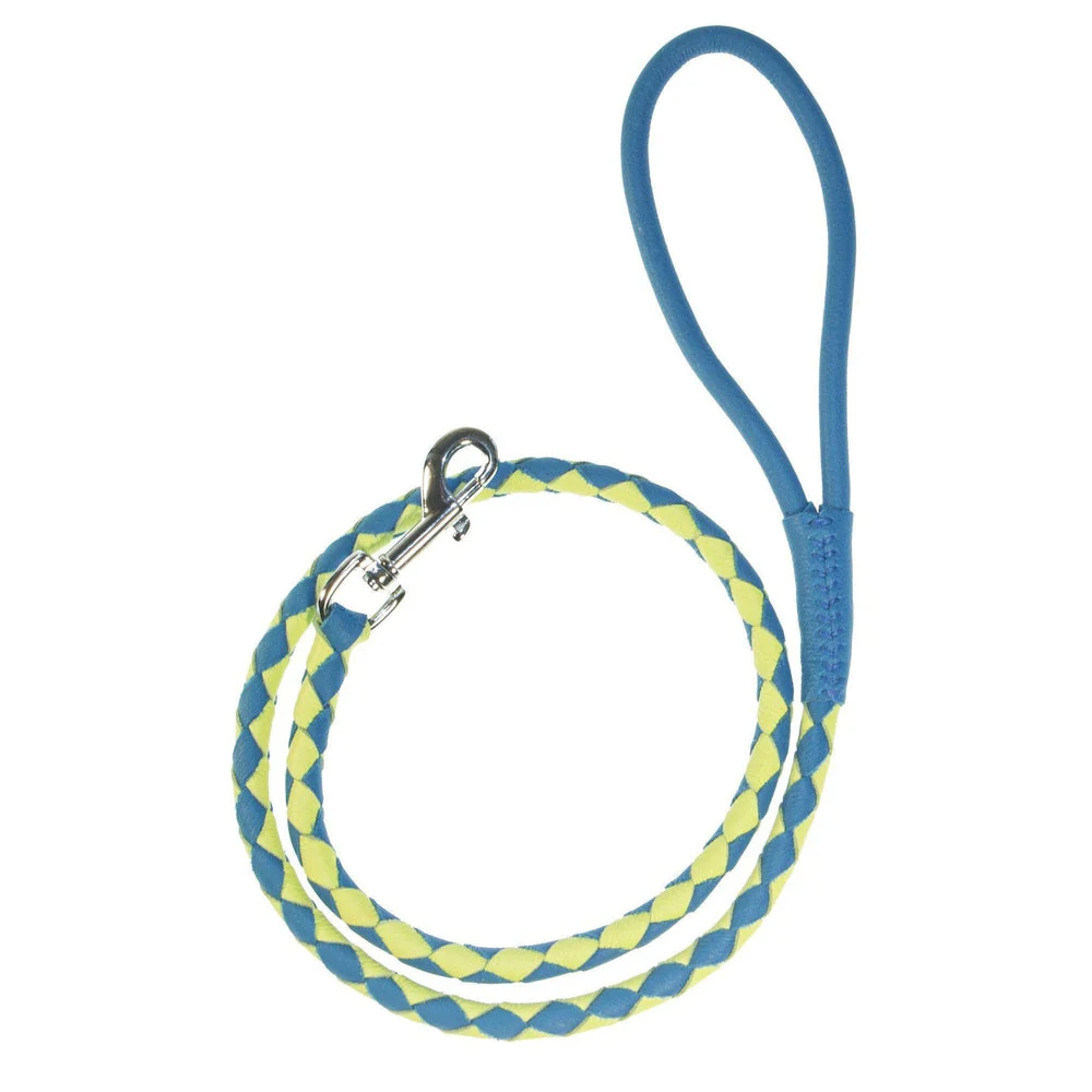 Soft Leather Dual-Color Braided Round Lead - Image 32