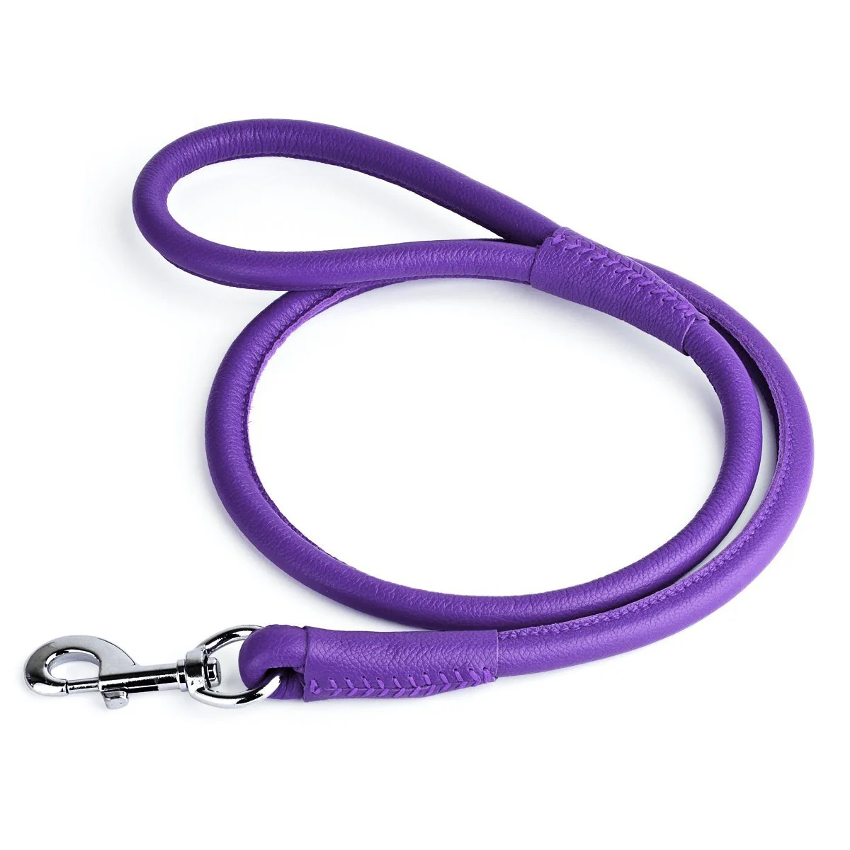 Soft Leather Round Dog Lead - Image 21