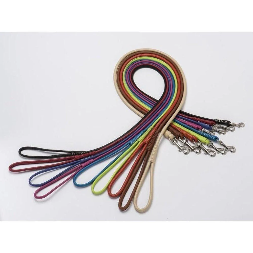 Soft Leather Round Dog Lead - Image 22