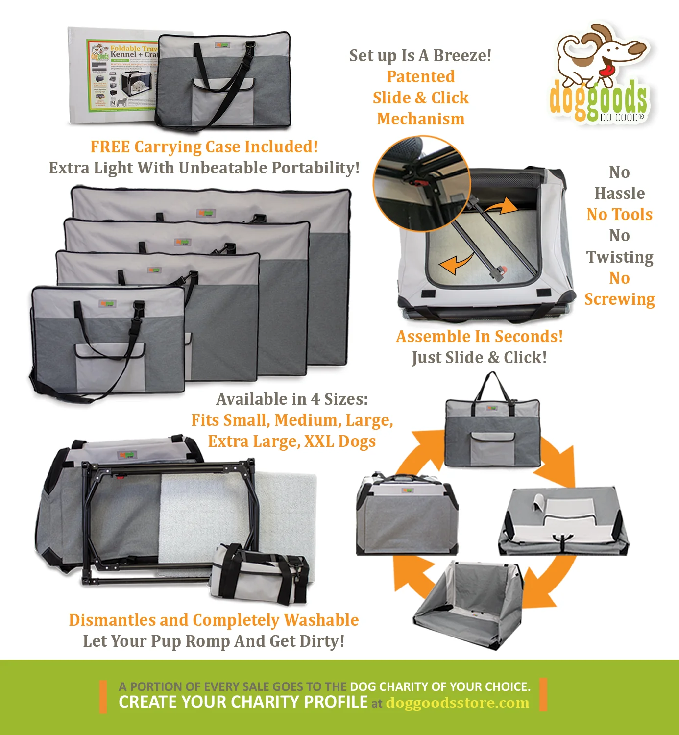 The Foldable Travel Dog Crate By DogGoods ™ - Image 3