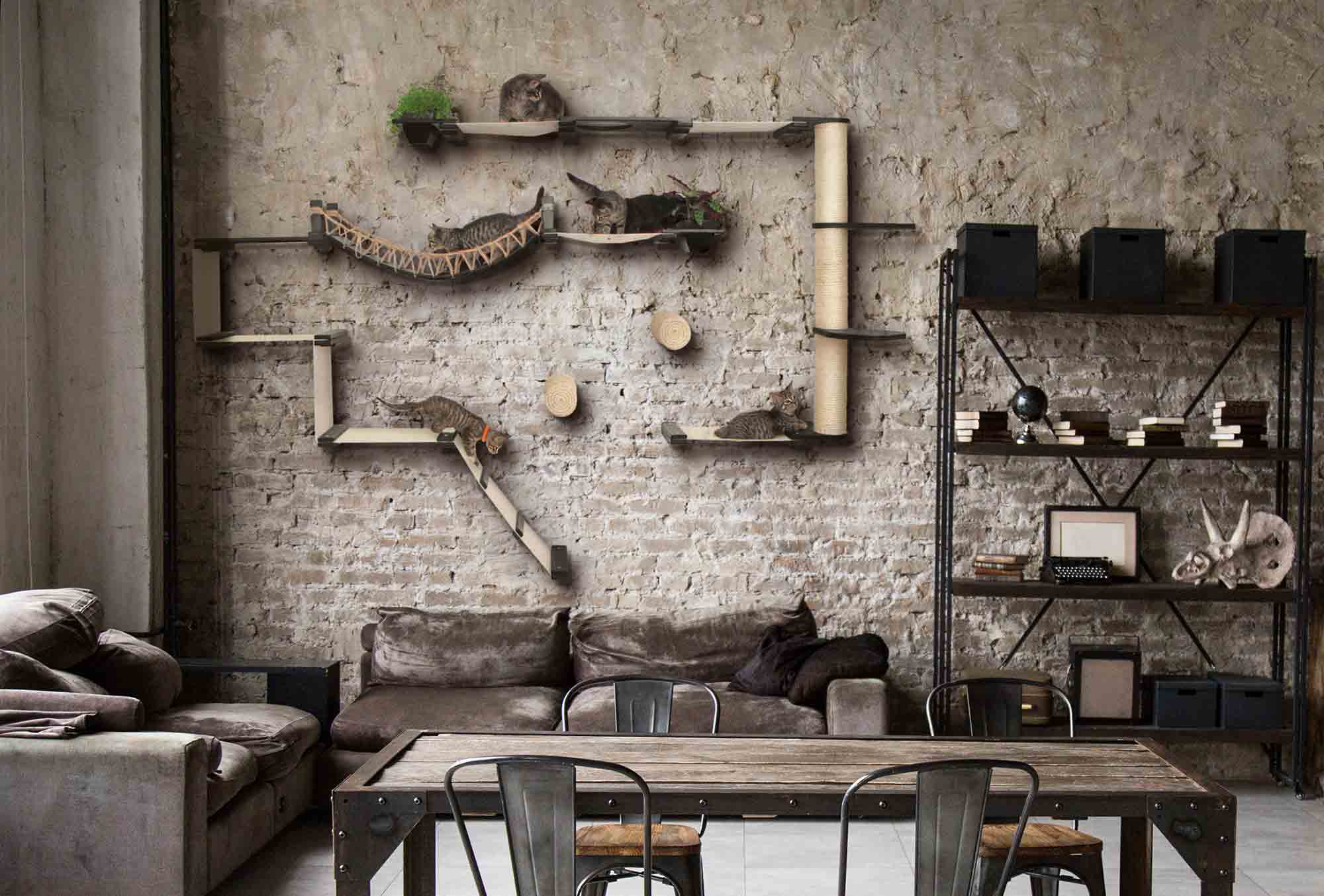 The Juggernaut - Indoor Cat Playground for Wall by Catastrophic Creations - Image 6
