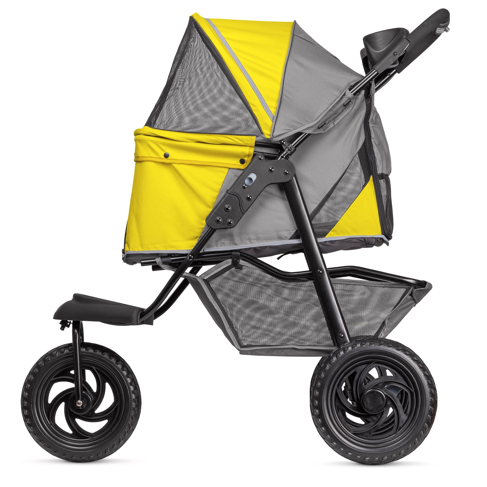 TrailRunner Pet Stroller with 12" Mixed Terrain Rubber Tires - Image 5
