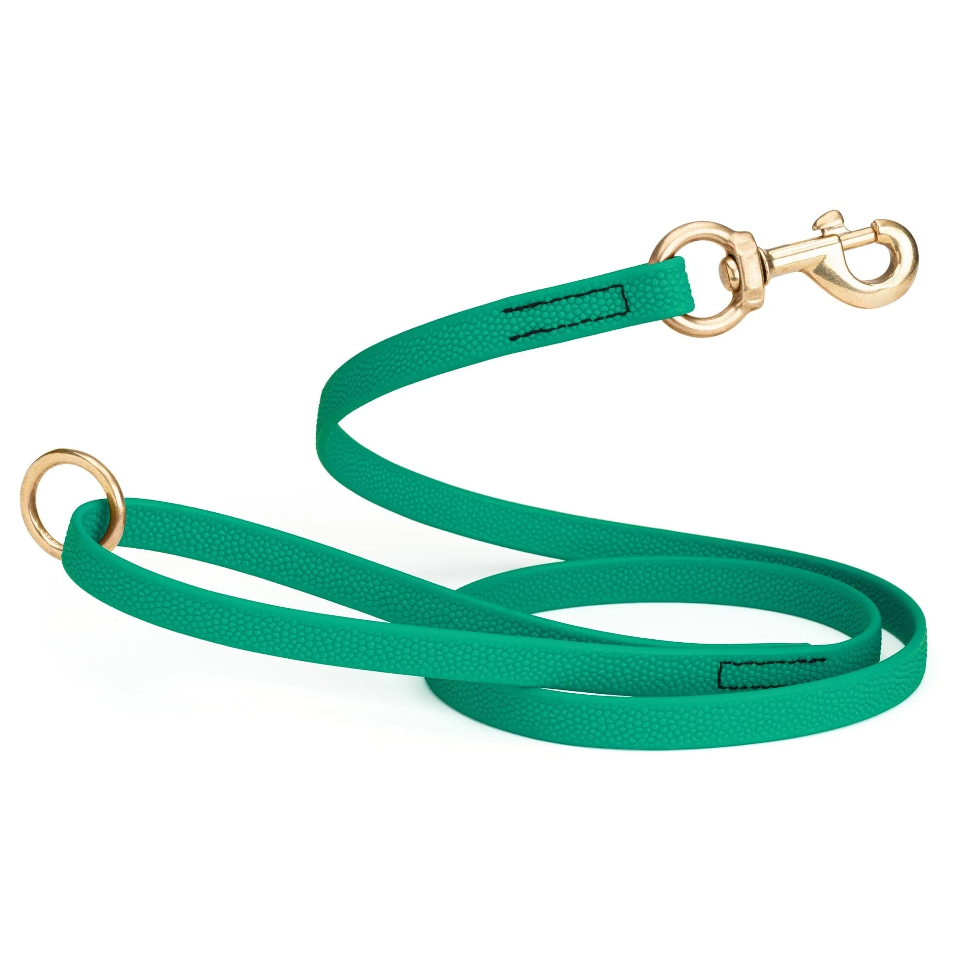 Viper Pebble Emboss BioThane Dog Leash with Solid Brass Hardware, 5 ft - Image 10