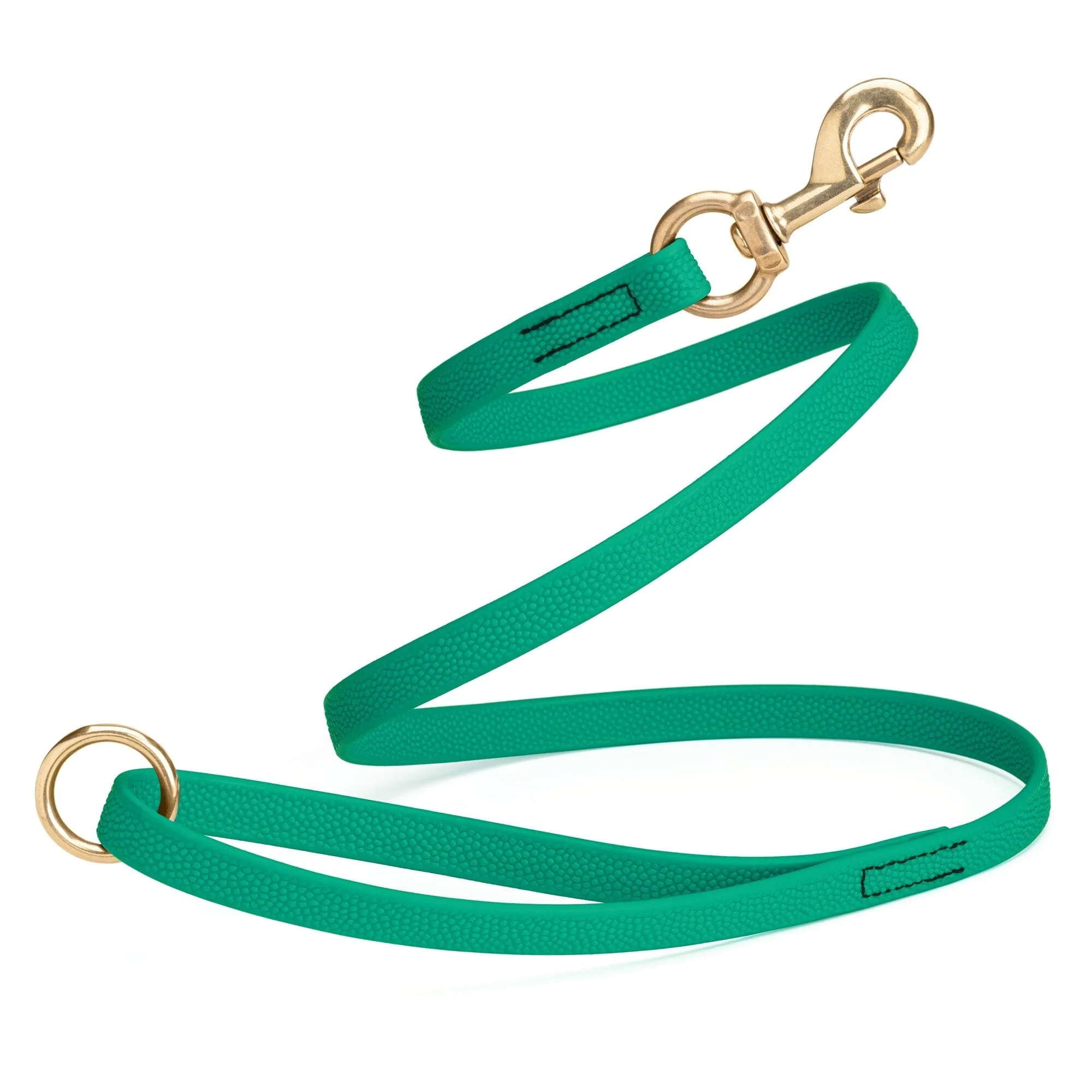 Viper Pebble Emboss BioThane Dog Leash with Solid Brass Hardware, 5 ft - Image 7