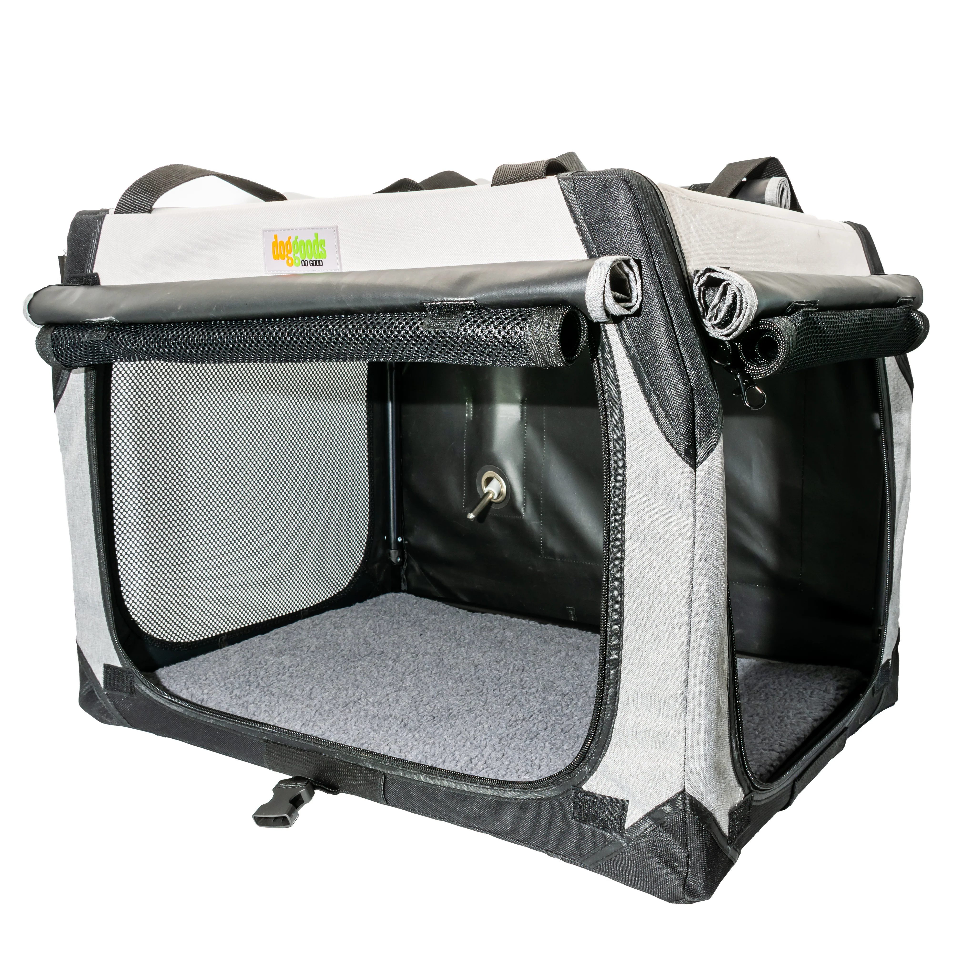 Water Bottle Dispenser For The Foldable Travel Dog Crate By DogGoods ™ - Image 4