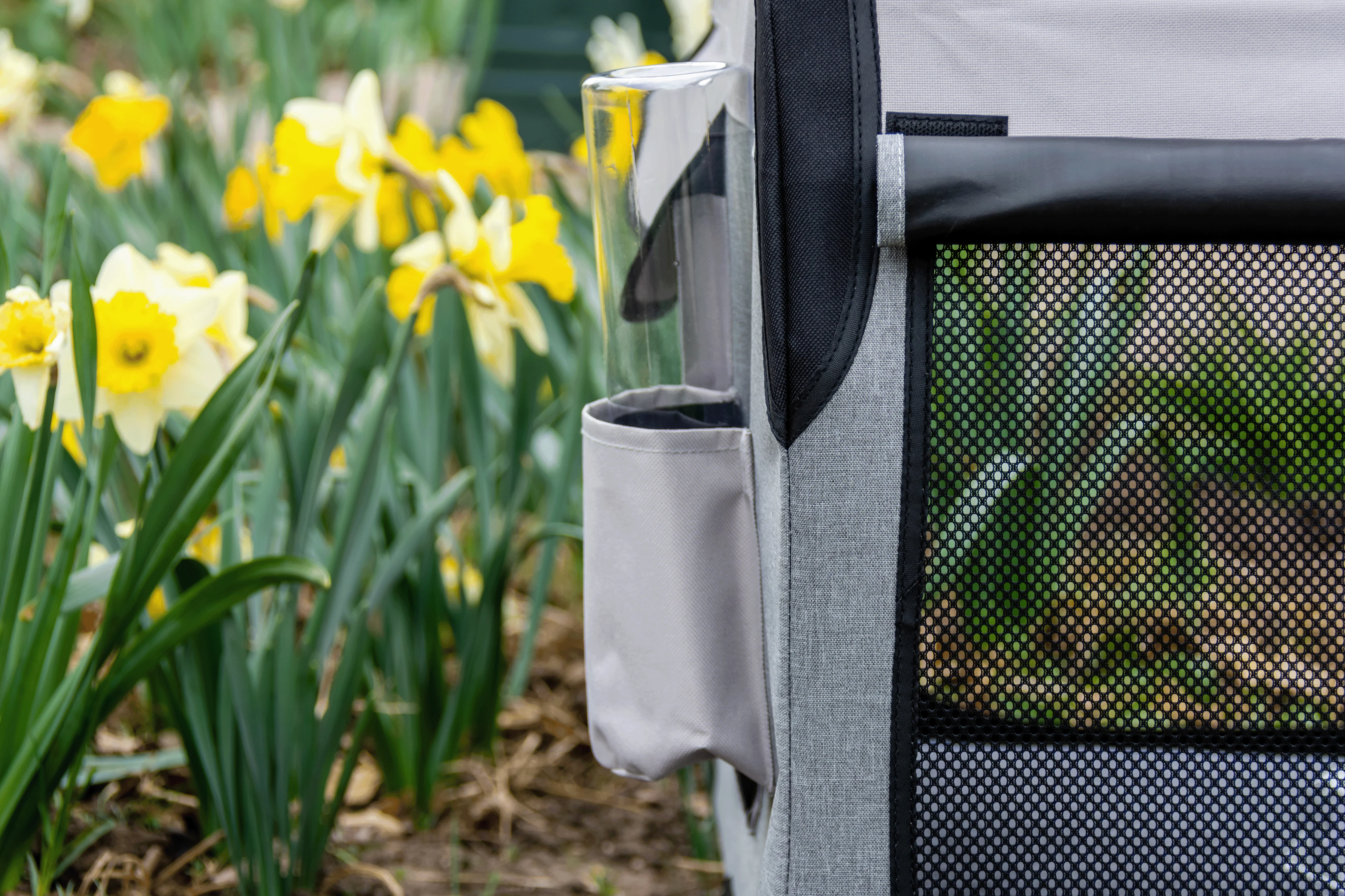 Water Bottle Dispenser For The Foldable Travel Dog Crate By DogGoods ™ - Image 5