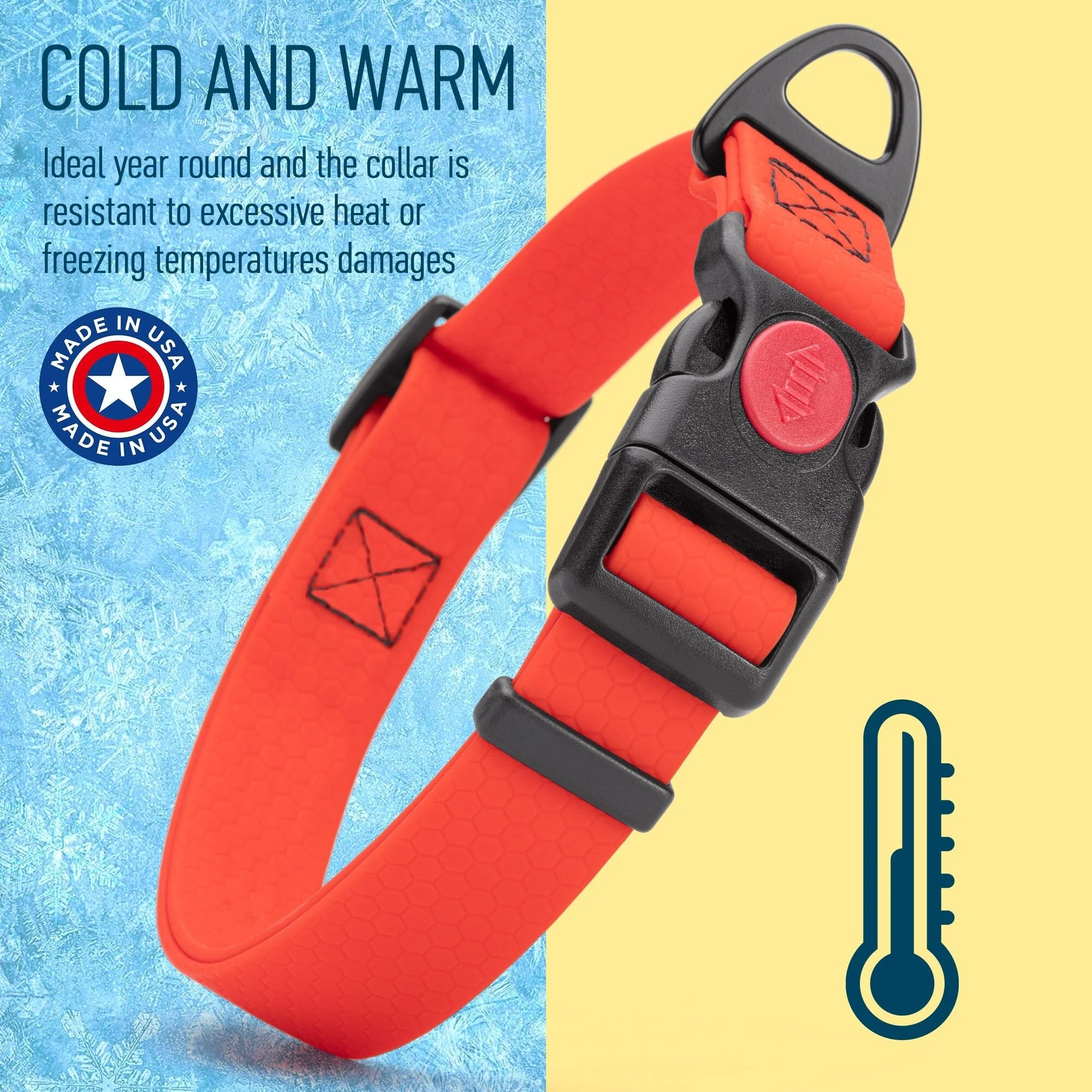Waterproof Dog Collar with Safety Lock Buckle - Image 7