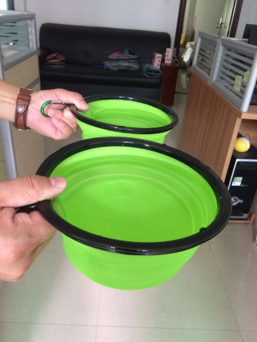2 Pak XL 34oz Collapsible Travel Bowls for Larger Pets - Image 4
