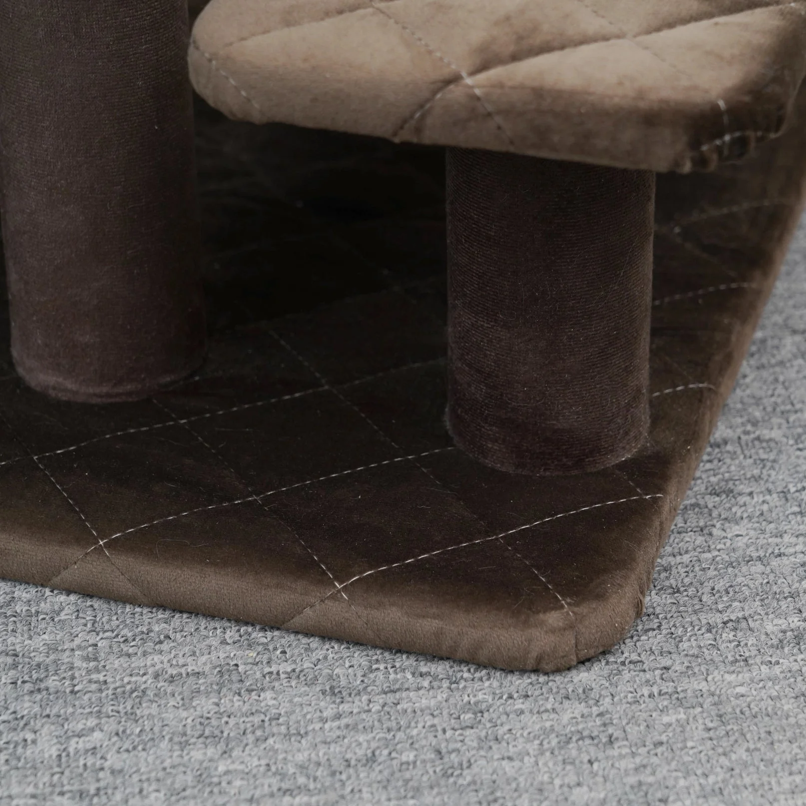 PetPals Zoso Quilted Velvet Pet Stairs - Image 5